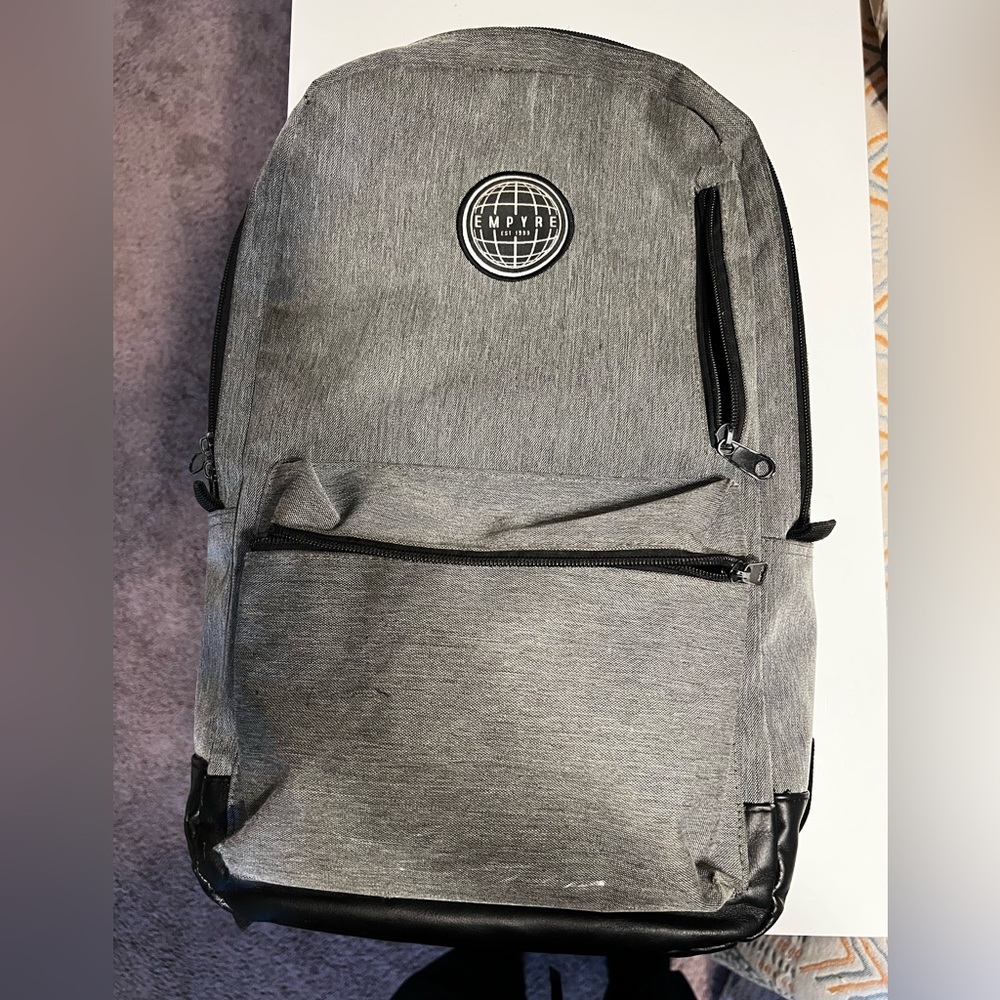 Empyre book bag with supplies, used but good condition